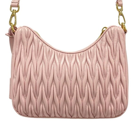 Auth miumiu Matelasse - Pink Leather Shoulder Bag - Picture 2 of 16